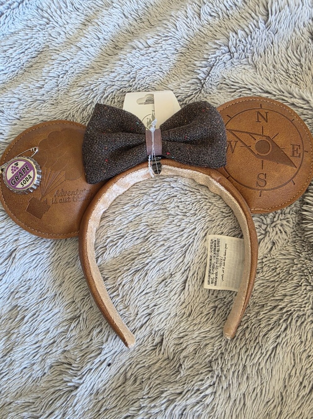 Disney Pixar 'UP' Grape Soada Ears Headband